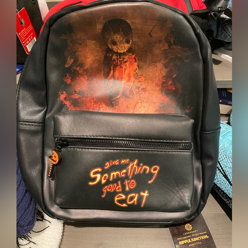 Ripple Junction New Legendary Black and Orange Halloween Backpack